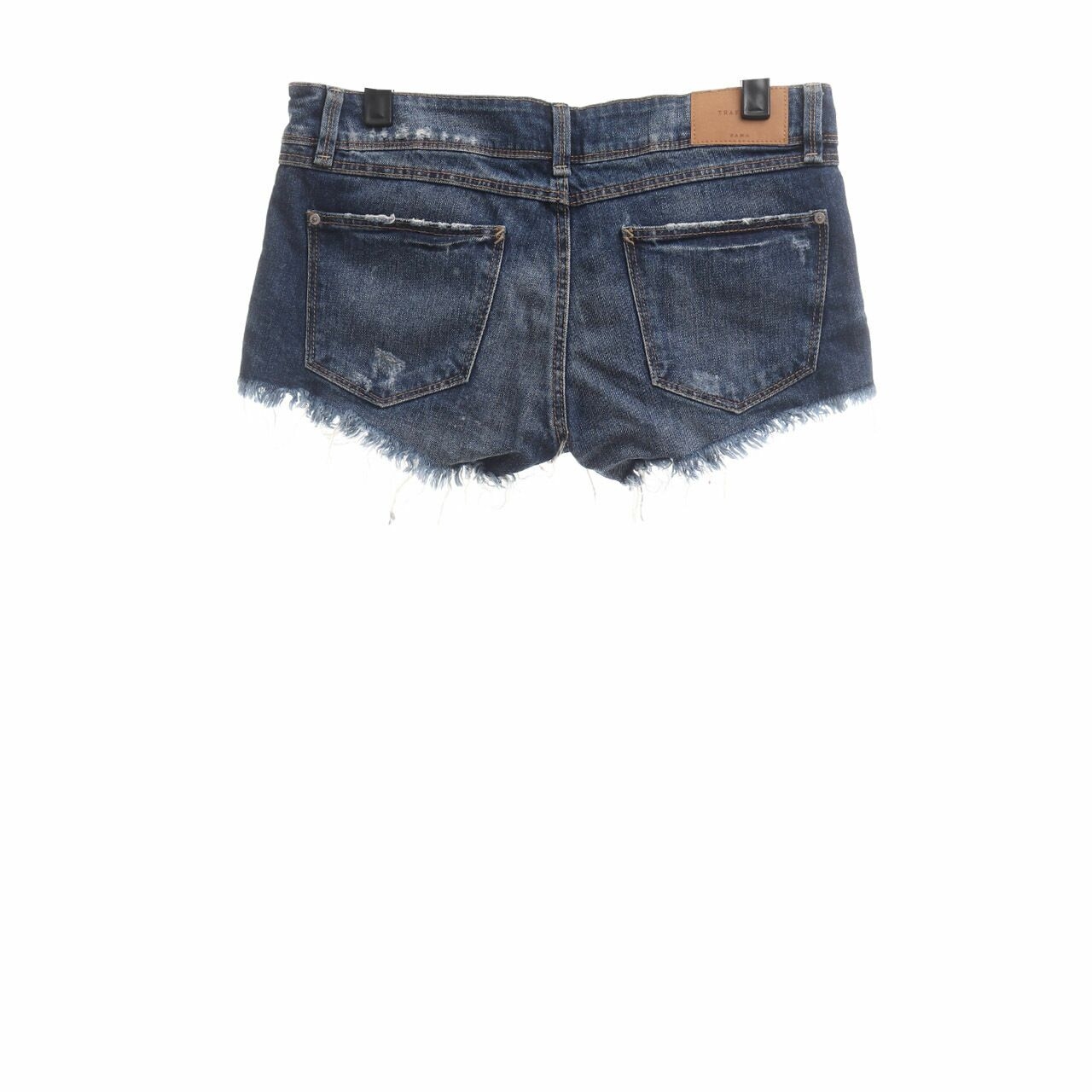 Zara Blue Ripped Short Pants