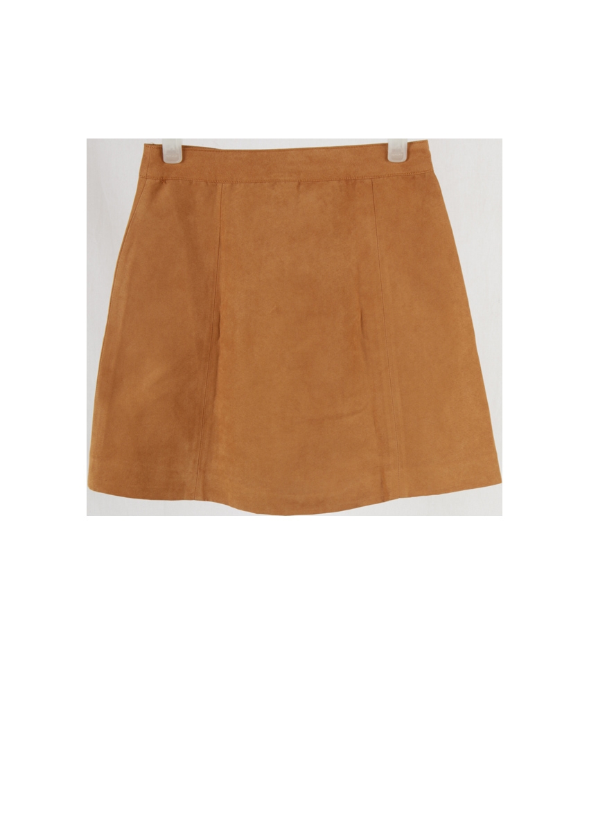 Divided Brown Skirt