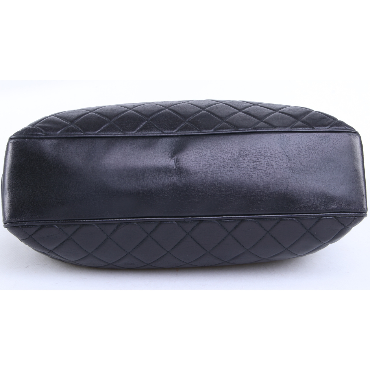 Chanel Black Vintage Lambskin Quilted Shoulder Bag