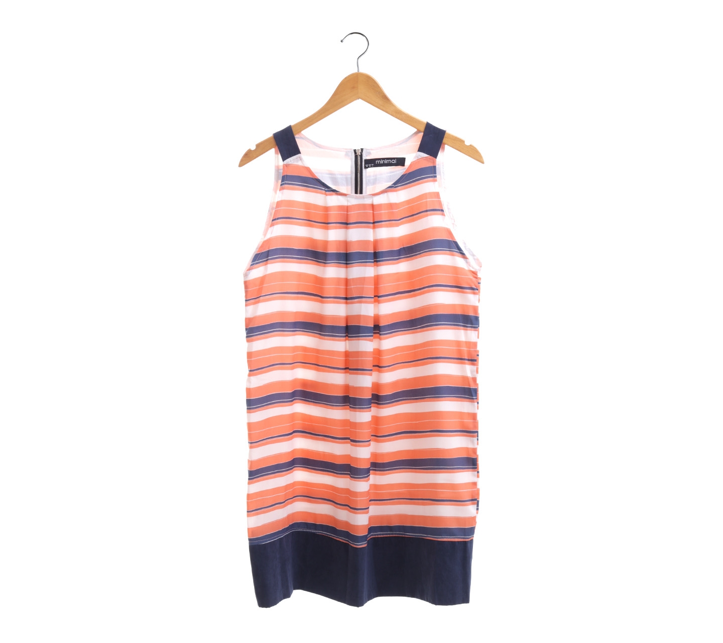 Minimal Multicolor Striped Mini Dress