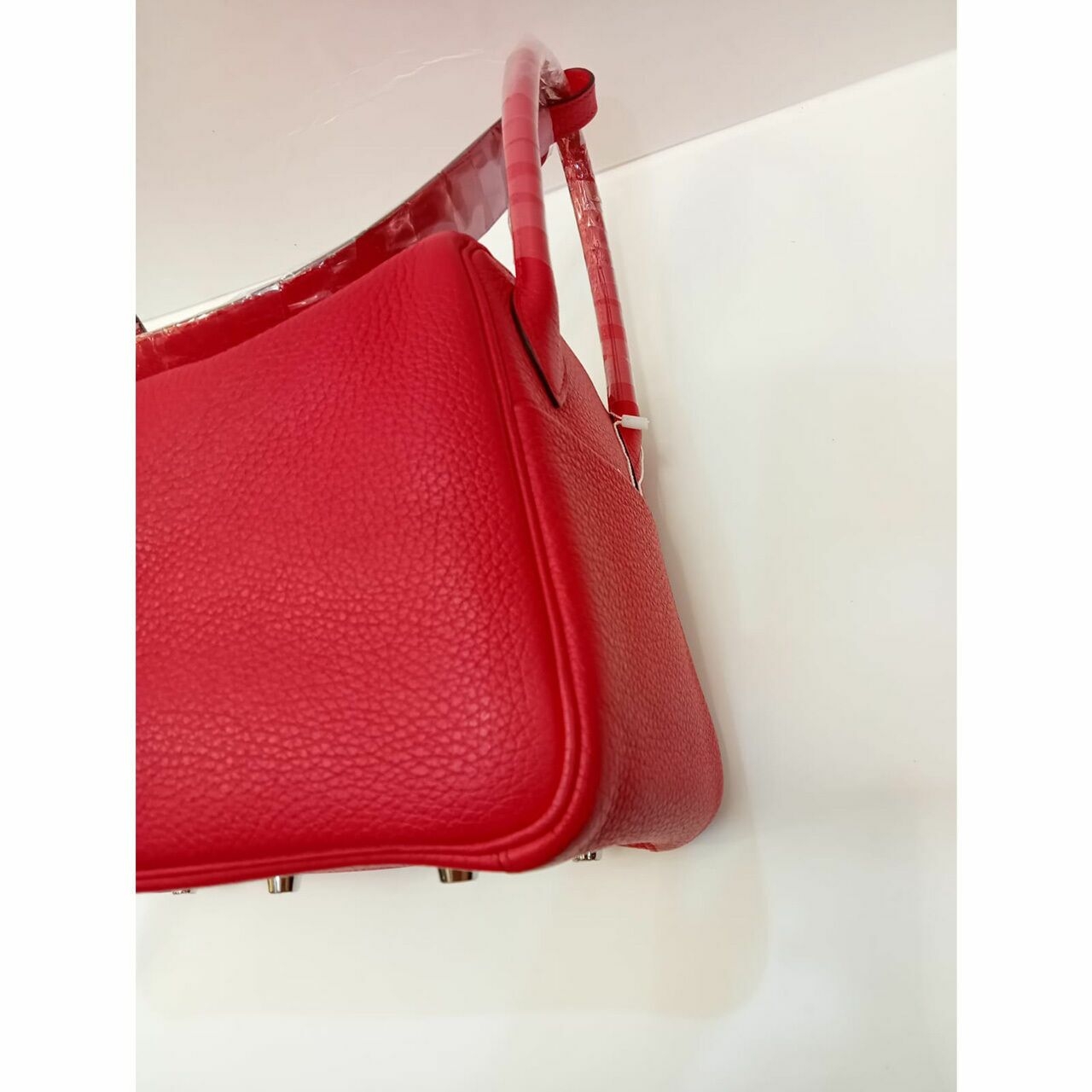 Hermes Lindy 26 Rose Clemence PHW #D Shoulder Bag