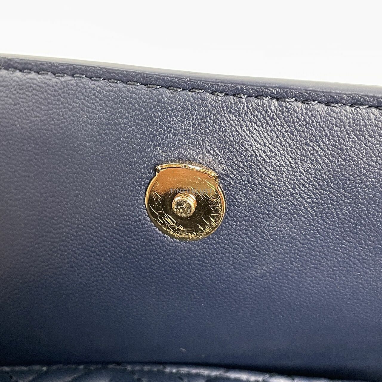 Tory Burch Small Fleming Navy Shoulder Bag