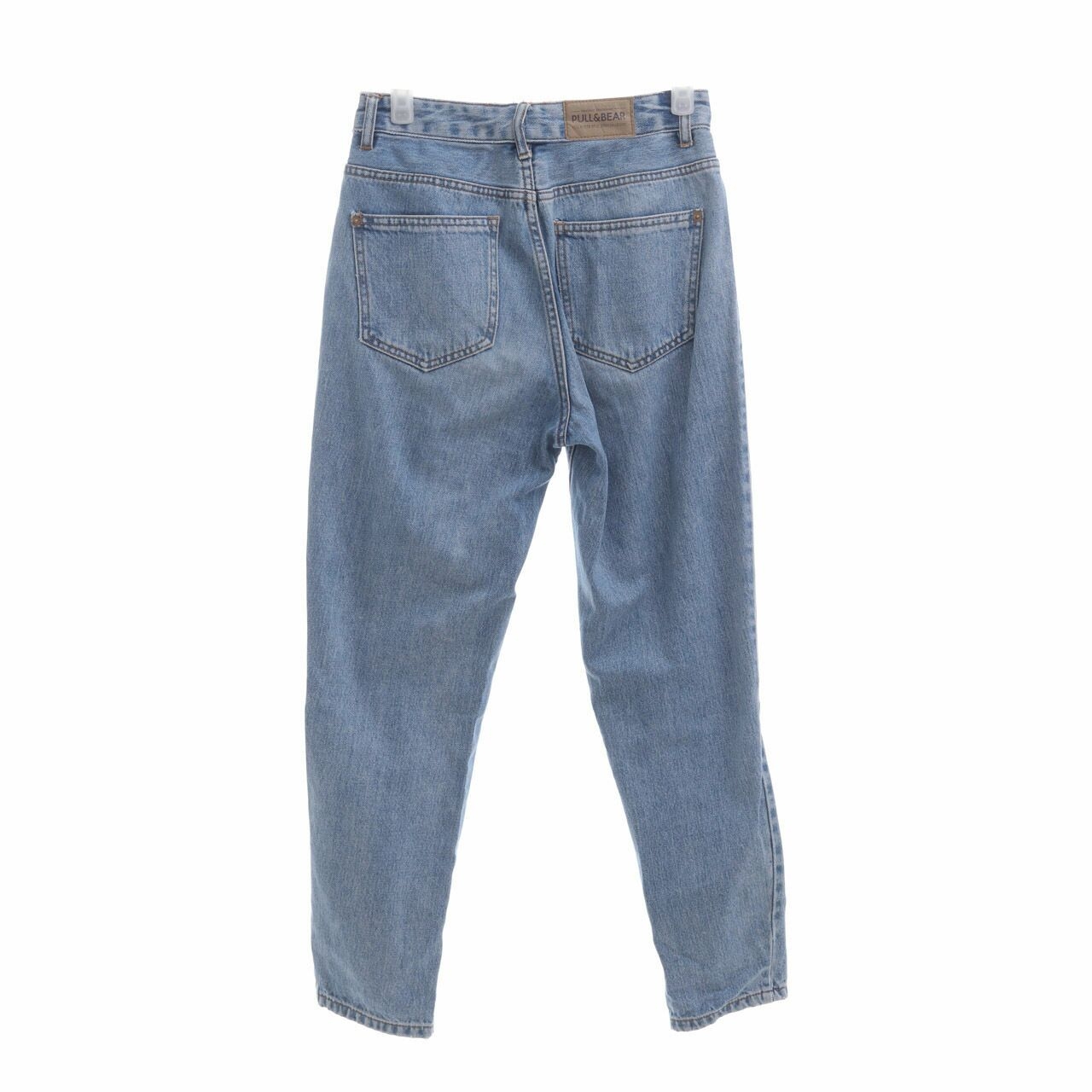 Pull & Bear Blue Denim High Waist Long Pants