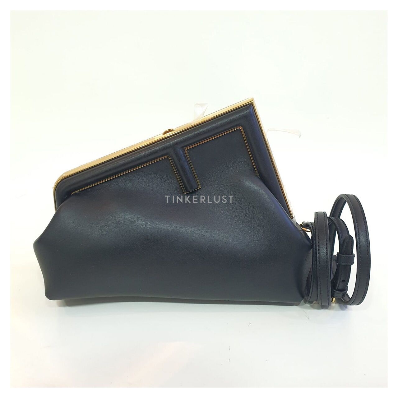 Fendi First Small 24cm Black GHW Sling Bag