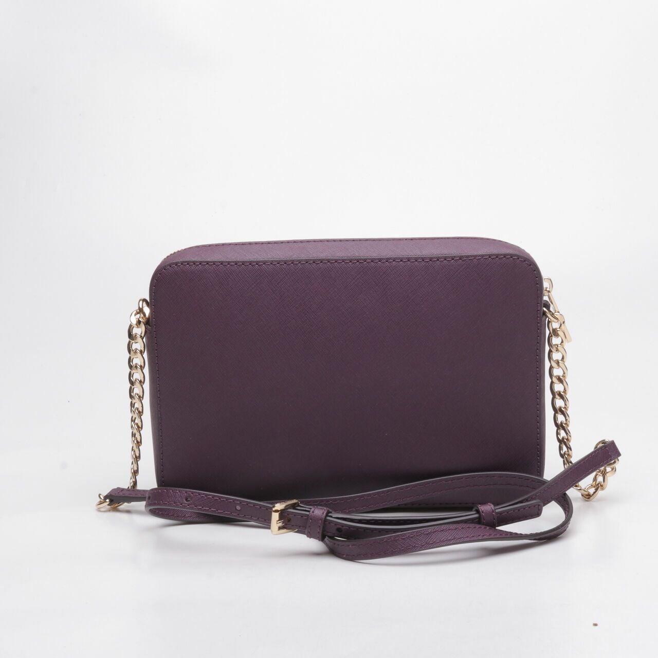 Michael Kors Jet Set Saffiano Purple Crossbody Bag