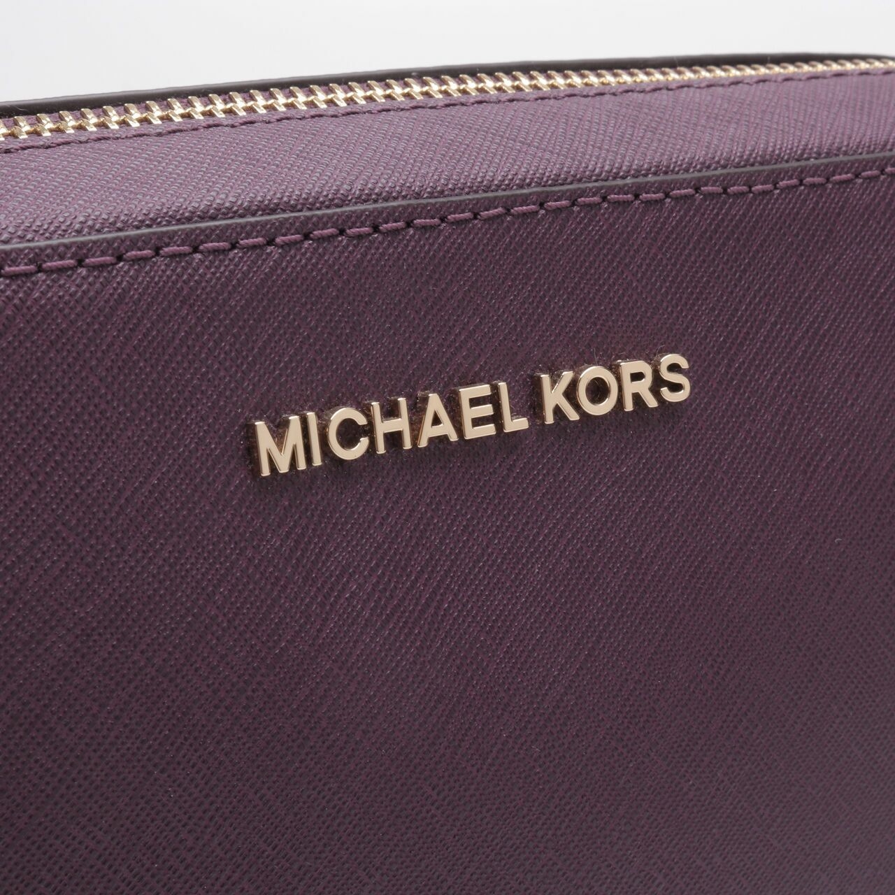 Michael Kors Jet Set Saffiano Purple Crossbody Bag