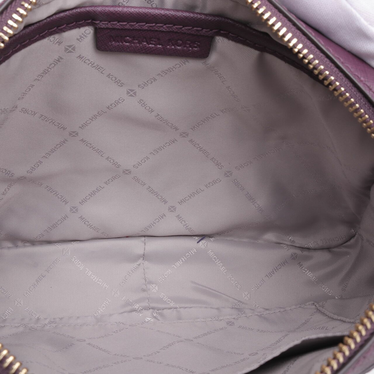 Michael Kors Jet Set Saffiano Purple Crossbody Bag