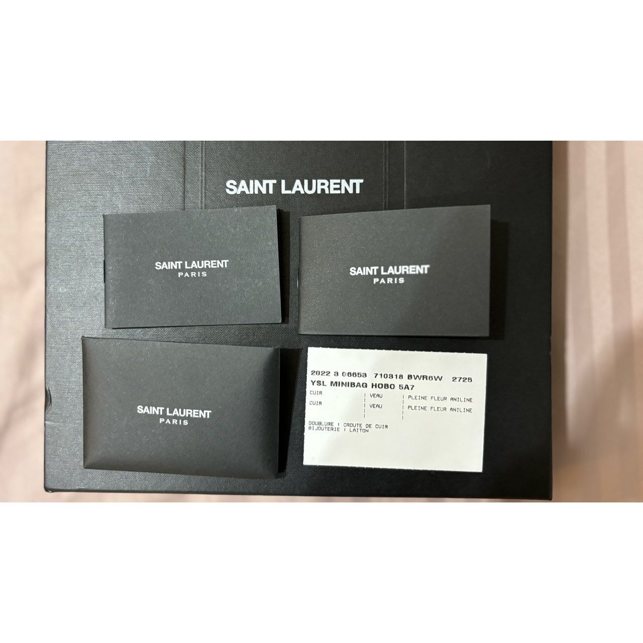 Saint Laurent Mini Le 5 A 7 Brown Leather Satchel