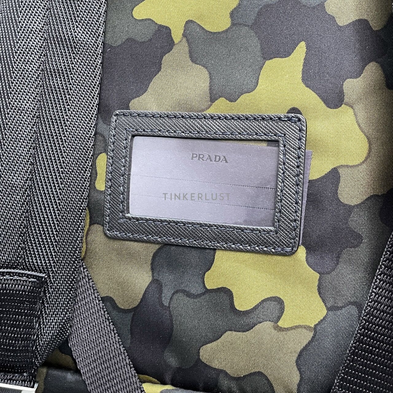 Prada Tessuto Camouflage Dark Green Backpack