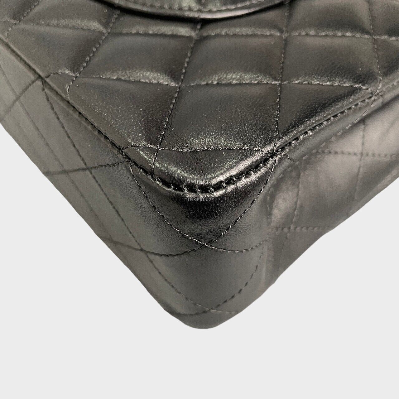 Chanel Classic Black Lambskin Medium Shoulder Bag