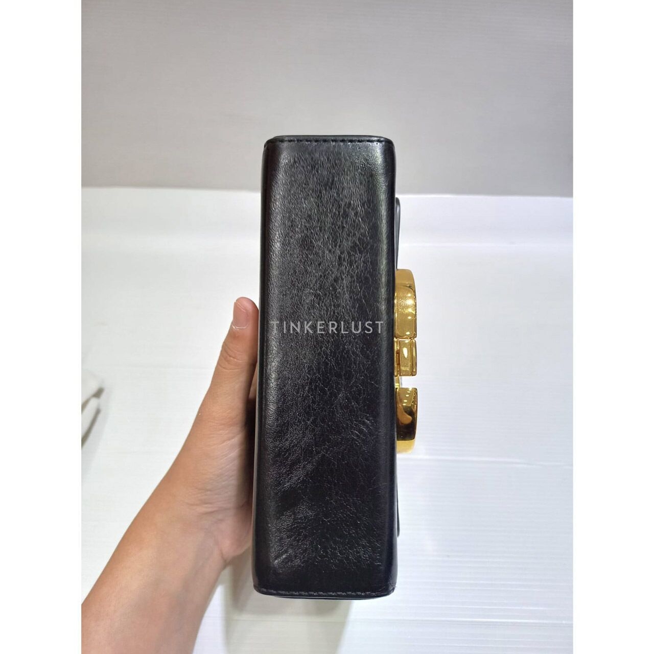 Christian Dior Montaigne 30 Black Calfskin GHW 2020 Shoulder Bag