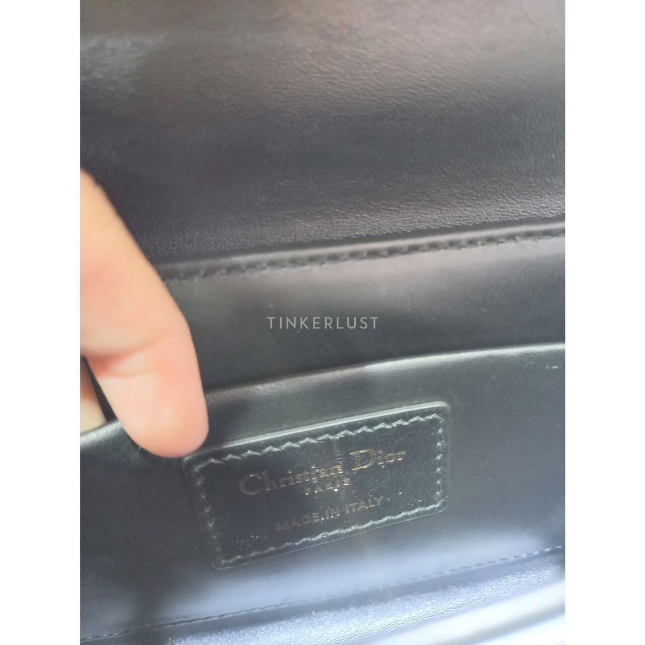 Christian Dior Montaigne 30 Black Calfskin GHW 2020 Shoulder Bag