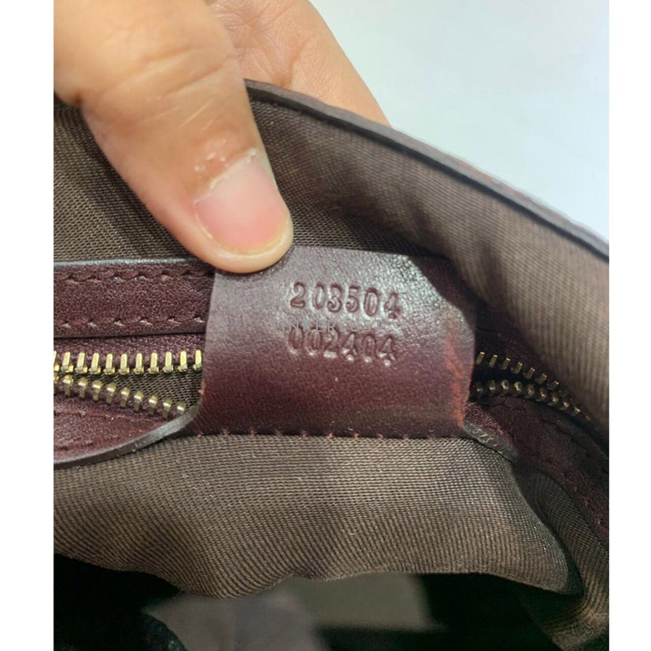Gucci GG Charlotte Hobo Canvas Leather Brown Shoulder Bag