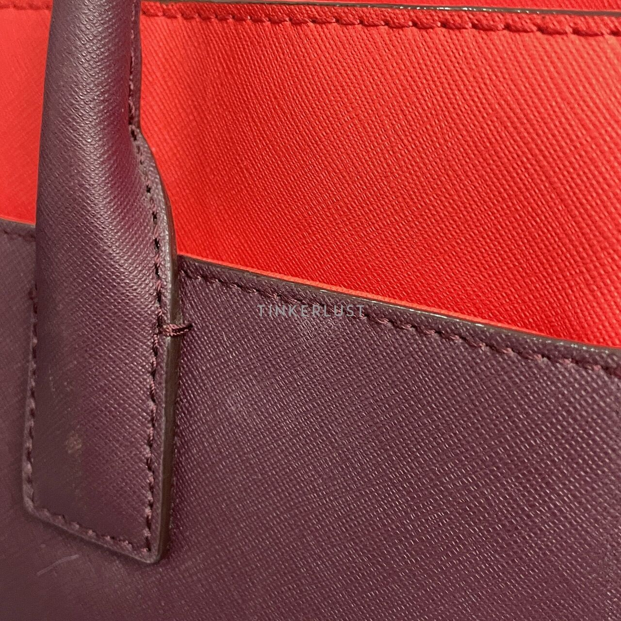Kate Spade Cameron Street Candace Colorblock Red Handbag