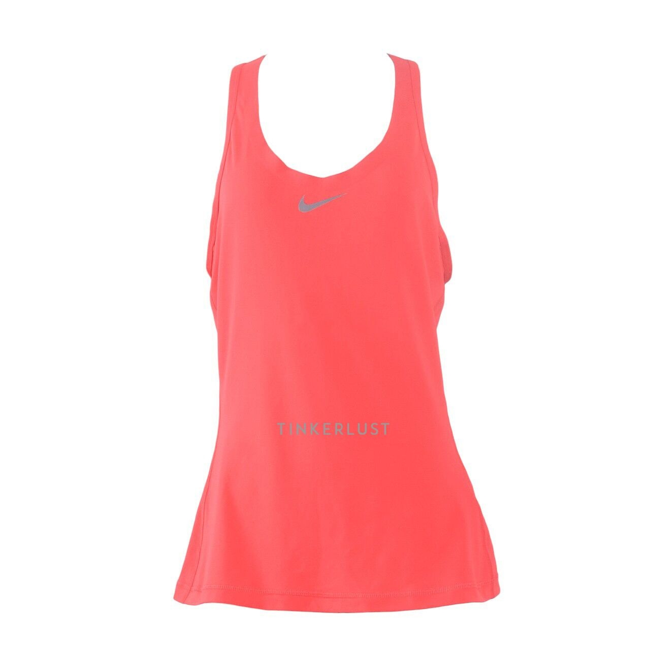 Nike Pro Dri Fit Fitted Racerback Red Top