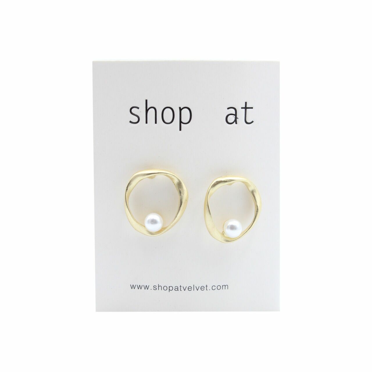 Shop At Velvet Gold Pearl Earrings Jewelry