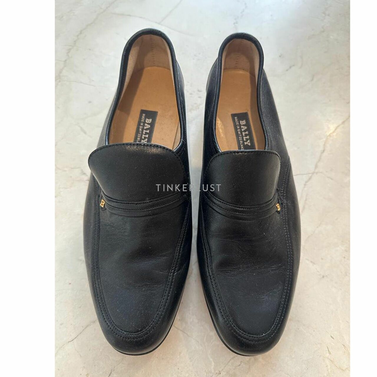 Bally Loafers Ladies Black Flats