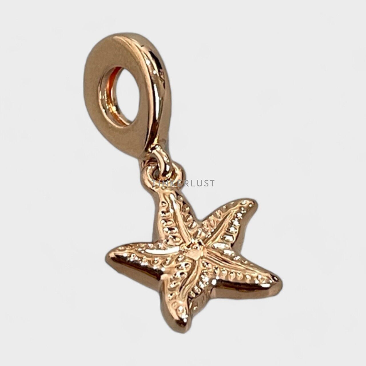 Pandora Rose Gold Sparkling Starfish Dangle Charm Jewelry